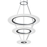 Arctic Rings 3 LED Pendant 17 Inch Tall and 23.75 Inch Wide by Sonneman - 2075