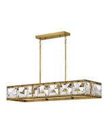 Jolie LED Light Oversized Linear Chandelier by Fredrick Ramond - FR30106