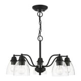 Montgomery 5 Light Medium Chandelier by Livex - 46335