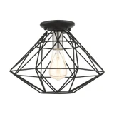 Paxten 1 Light 13.5 Inch Wide Flush Mount by Livex - 46248