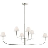 Eadie 6 Light XLarge Chandelier 23.25 Inch Tall and 6 Inch Wide by Kichler - 52768
