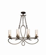 Grayson 6 Light Mini Chandelier by Kalco - 2673