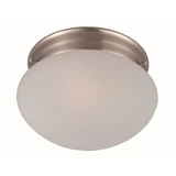 Essentials 588X 1 Light 7.5 Inch Wide Flush Mount by Maxim - 5884FT
