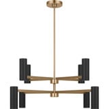 Zentro 8 Light Chandelier 36 Inch Wide by Generation - GLC2068