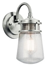 Lyndon 1 Light Outdoor Wall Lantern 11.25 Inch Tall by Kichler - 49444