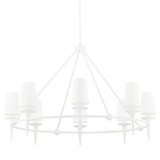 Torch 8 Light Oversized Chandelier by Hudson Valley - 6648