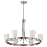 Royale 6 Light Chandelier 18.25 Inch Tall and 30 Inch Wide by Nuvo - 60/8726