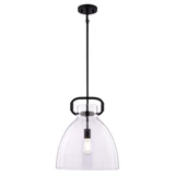 Madrona 1 Light Pendant 23 Inch Tall and 14 Inch Wide by Vaxcel - P0431