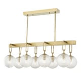 Jewett 8 Light Large linear Pendant by Hudson Valley - 7108