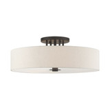 Meridian Six Light 30 Inch Wide Semi Flush Mount by Livex - 45848