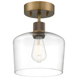 Port Nine 9W 1 LED 9 Inch Wide Transitional Semi Flush Mount by Access - 63147LEDDLP-ABB