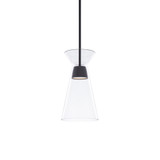 Chandra 15.18W 1 LED Mini Pendant 14 Inch Tall and 8 Inch Wide by dweLED - PD-87214
