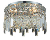 Maxime 4 Light 12 Inch Wide Flush Mount by Elegant V2031F12 - V2031F12
