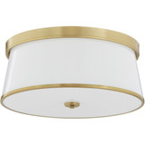 Weir 4 Light 20 Inch Wide Flush Mount by Quorum - 3203-20