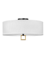 Link 68W 4 LED 23.75 Inch Wide Semi Flush Mount by Hinkley - 41809