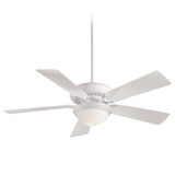 Supra 5 Blade Ceiling Fan with Light Kit 52 Inch Wide by Minka Aire - F569L
