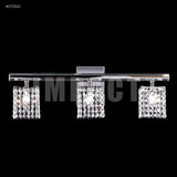 Contemporary 3 Light Crystal Vanity Light by James Moder - 40753CPT
