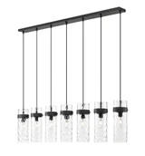 Fontaine 7 Light Linear Chandelier 15 Inch Tall X 5.25 Inch Wide By Z-Lite - 7002P5-7L