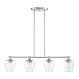 Willow 4 Light Elegant Linear Chandelier by Livex - 46724