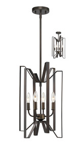 Marsala 4 Light Pendant 12 Inches Wide by 20 Inches High by Z-Lite - 4000-4