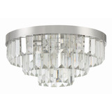 Hayes 8 Light 18 Inch Wide Flush Mount by Crystorama - HAY-1403