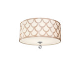Hannah 4 Light 19 Inch Wide Flush Mount by Dainolite - HAN-184FH