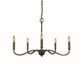 Heidelberg 5 Light Medium Chandelier by Framburg - 5640