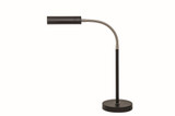 Fusion 5W 1 LED Table Lamp 16 Inches Tall by House of Troy - FN150-BLK/SN
