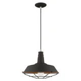 Metal Shade 1 Light Small Chandelier by Livex 41184 - 41184