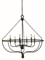West Town 6 Light Oversized Chandelier by Framburg - 5686