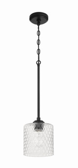 Claire 1 Light Mini Pendant 21.75 Inch Tall and 6.5 Inch Wide by Craftmade - 60591