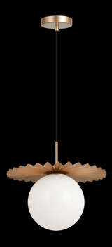 Modern Ruff 1 Light Medium Pendant by Matteo - C83111