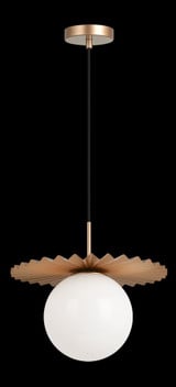 Modern Ruff 1 Light Medium Pendant by Matteo - C83111