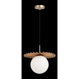 Modern Ruff 1 Light Medium Pendant by Matteo - C83111