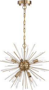 Cirrus 6 Light Small Chandelier by Nuvo - 60-69-6C