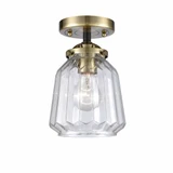Chatham 1 Light 7 Inch Wide Semi Flush Mount by Innovations - 284-1C-G14