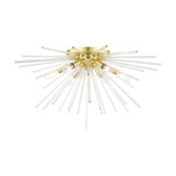 Utopia 6 Light 25.75 Inch Wide Flush Mount by Livex - 41251