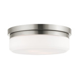 Stratus 2 Light 13 Inch Wide Flush Mount by Livex - 7392