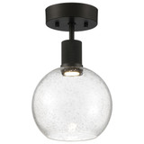 Port Nine 1 Light 7.5 Inch Tall Semi Flush Mount by Access - 63148LEDD-MBL