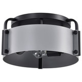 Altos 3 Light 14 Inch Wide Semi Flush Mount by Nuvo - 60/7840