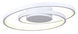 Livana Light 16 Inch Wide Flush Mount by Canarm Inc - LFM259A16BK