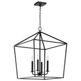 Emma 4 Light Large Pendant 26.5 Inches Tall and 20 Inches Wide by Nuvo - 60/7932