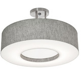 Montclair 2 Light 19.25 Inch Wide Semi Flush Mount by AFX - MCF1932MBSF