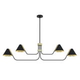 Grove Isle 4 Light Oversized Chandelier by Hunter - 19206