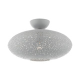 Charlton 1 Light 15.88 Inch Wide Semi Flush Mount by Livex - 49183