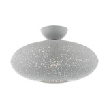 Charlton 1 Light 15.88 Inch Wide Semi Flush Mount by Livex - 49183