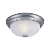 Standard 2 Light 13.25 Inch Wide Flush Mount by Designers Fountain - 1257M-AL