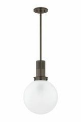 Tobias 1 Light Medium Pendant 11.75 Inch Wide by Troy - F4612