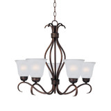 Basix 5 Light Medium Chandelier by Maxim 10125FT - 10125FT