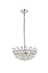 Emilia 3 Light Medium Pendant 16 Inch Wide by Elegant - 1104D16